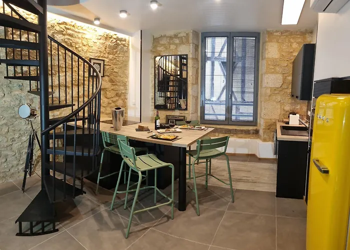 Duplex Luxe Avec Parking Sarlat Centre